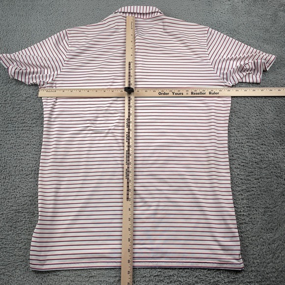 Holderness & Bourne Polo Shirt Mens Large White Old Memorial Golf Tailored Fit - Picture 4 of 11